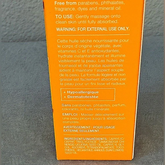 Vitamin C Dry Body Oil — Avon Anew, 3.4 floz - Picture 4 of 12